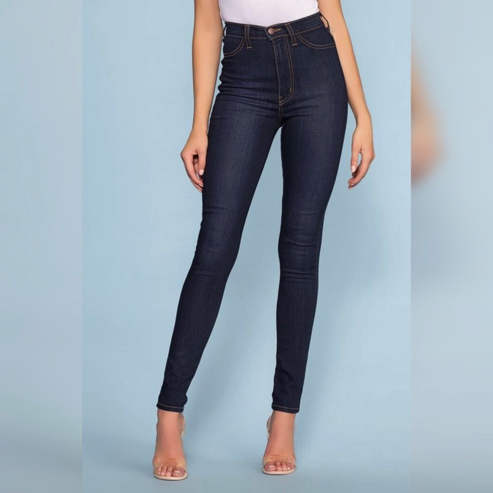 Alloy Apparel- Brand Royal Blue high waist skinny